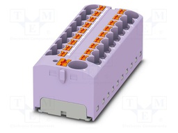 Splice terminal: rail; 32A; 450V; push-in; PA; L: 21.7mm; 0.2÷6mm2