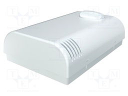 Enclosure: wall mounting; X: 80mm; Y: 120mm; Z: 33.2mm; ABS; white