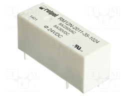 Relay: electromagnetic; SPDT; Ucoil: 24VDC; 8A/250VAC; 8A/28VDC