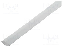 Heat shrink sleeve; glueless; 2: 1; 4.8mm; white; polyolefine
