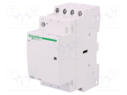 Contactor: 3-pole installation; NO x3; 230÷240VAC; 16A; DIN; ICT