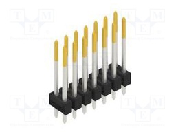 Connector: pin strips; pin header; male; PIN: 14; 2.54mm; THT; 2x7