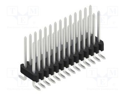 Connector: pin strips; pin header; male; PIN: 28; 1.27mm; SMT; 2x14