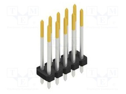 Connector: pin strips; pin header; male; PIN: 10; 2.54mm; THT; 2x5