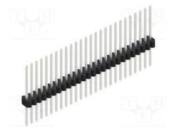 Connector: pin strips; pin header; male; PIN: 26; 1.27mm; THT; 1x26