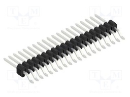 Connector: pin strips; pin header; male; PIN: 20; 1.27mm; SMT; 1x20