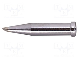Soldering Tip, Hoof/Concave/60° Bevel, 1.5 x 12 mm, Soldering Station