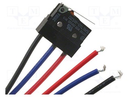Microswitch SNAP ACTION; with lever; SPDT; 0.1A/125VAC; ON-(ON)