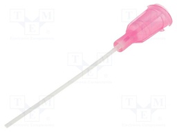 Needle: plastic flexible; 1.5"; Size: 20; straight; 0.58mm