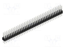 Connector: pin strips; pin header; male; PIN: 72; 1.27mm; THT; 2x36