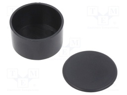 Enclosure: for alarms; Z: 14mm; ABS; black; Ø: 24.8mm