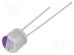 Capacitor: polymer; 180uF; 16VDC; ESR: 22mΩ; SEPF; SMD; ±20%
