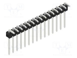 Connector: pin strips; pin header; male; PIN: 15; 2.54mm; THT; 1x15