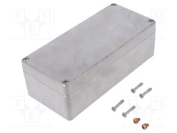 Enclosure: multipurpose; X: 80mm; Y: 175mm; Z: 57mm; 68; aluminium