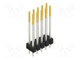 Connector: pin strips; pin header; male; PIN: 10; 2.54mm; THT; 2x5