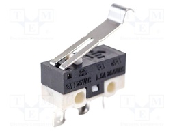 MICROSWITCH, LEVER, SPDT, 3A, 125VAC