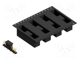 Connector: pin strips; pin header; male; PIN: 9; 2.54mm; SMT; 1x9