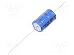 Capacitor: electrolytic; 470uF; 63VDC; Ø18x30mm; ±20%; -40÷125°C