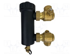 Dirt separator; max.12bar; Filter: magnetic,mesh; 500um; 14000Gs