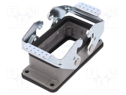 Enclosure: for HDC connectors; size D10B; with double latch