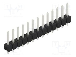 Connector: pin strips; pin header; male; PIN: 13; 2.54mm; THT; 1x13