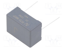 Capacitor: polypropylene; 0.22uF; 27.5mm; ±5%; 32x15x24mm; 750V/μs