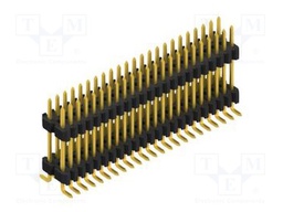 Connector: pin strips; pin header; male; PIN: 46; 1.27mm; SMT; 2x23