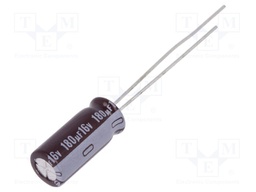 Capacitor: electrolytic; low impedance; THT; 180uF; 16VDC; ±20%