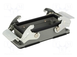 Enclosure: for HDC connectors; size 16B; with double latch