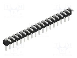 Connector: pin strips; pin header; male; PIN: 18; 2.54mm; THT; 1x18