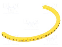 Markers for cables and wires; Label symbol: =; 1.3÷3mm; PVC; PA
