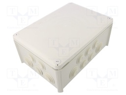 Enclosure: junction box; X: 201mm; Y: 285mm; Z: 120mm; IP66