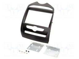 Radio mounting frame; Hyundai; 2 DIN; matt black