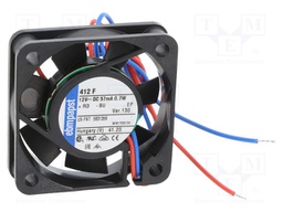 Fan: DC; axial; 40x40x10mm; 8m3/h; 22.1dBA; slide bearing; 5400rpm
