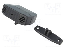 Enclosure: specialist; X: 70mm; Y: 79mm; Z: 29mm; ABS; black