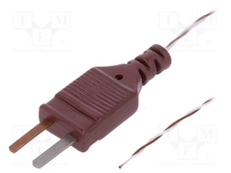 T-type temperature probe; -75÷260°C; 10m; Insulation: teflon