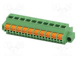 PCB connector, nominal cross section: 2.5 mm2, color: green,