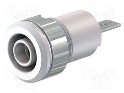 24A; insulated; Urated: 1kV; white; Mat: brass; Overall len: 30.5mm