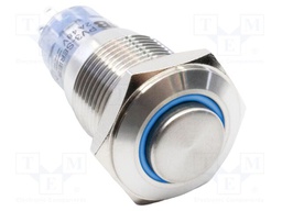 Switch: vandal resistant; Pos: 2; SPDT; 2A/48VDC; IP40; ON-(ON)