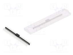 Connector: pin strips; pin header; male; PIN: 72; 2mm; SMT; 2x36
