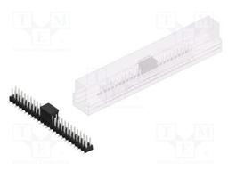 Connector: pin strips; pin header; male; PIN: 50; 2.54mm; SMT; 2x25