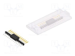 Connector: pin strips; pin header; male; PIN: 13; 2mm; SMT; 1x13