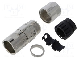 Enclosure for connectors: M17; for cable; bayonet,har-lock