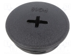 Stopper; PG16; Mat: polyamide; black; Pcs: 10