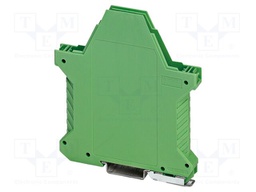 Enclosure base; green; UL94V-0; ME 12,5; for DIN rail mounting