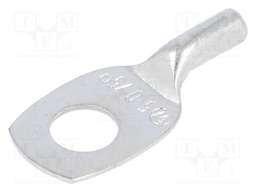 Ring tube terminal; M5; 0.75mm2; crimped; for cable; tinned