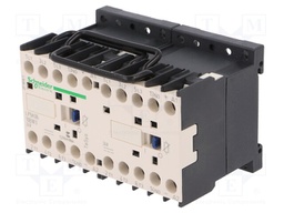 Contactor: 3-pole reversing; NO x3; Auxiliary contacts: NO; 24VDC