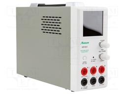 Power supply: laboratory; Channels: 3; 1÷36VDC; 0.25÷3A; 3.3÷5VDC