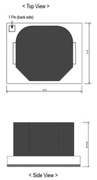 Converter: DC/DC; 120W; Uin: 4.5÷15V; Uout: 4VDC; Iout: 30A; SMD; SMT
