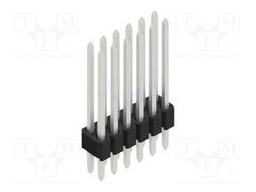 Connector: pin strips; pin header; male; PIN: 12; 1.27mm; THT; 2x6